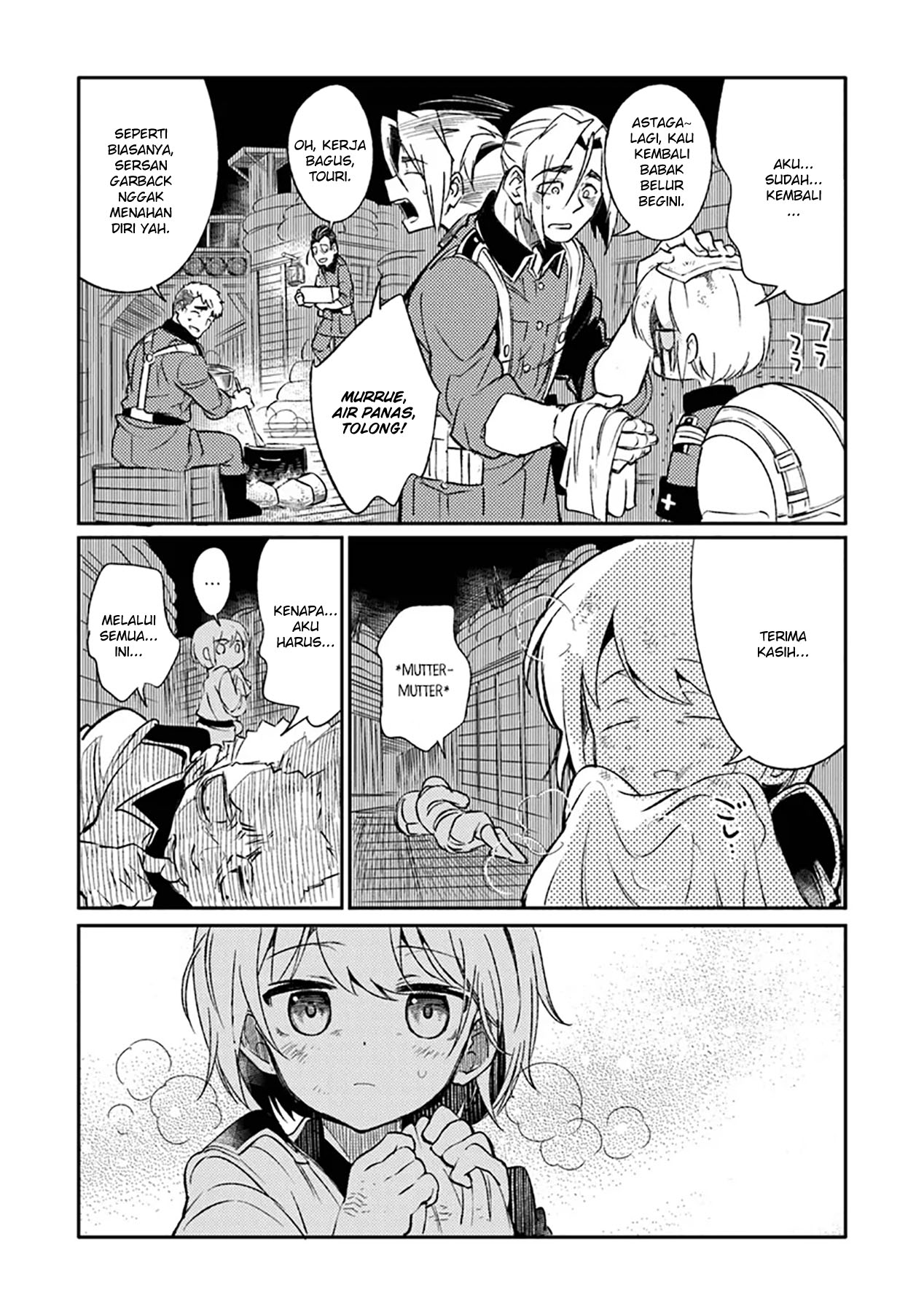 TS Eiseihei-san no Senjou Nikki Chapter 08 Gambar 15
