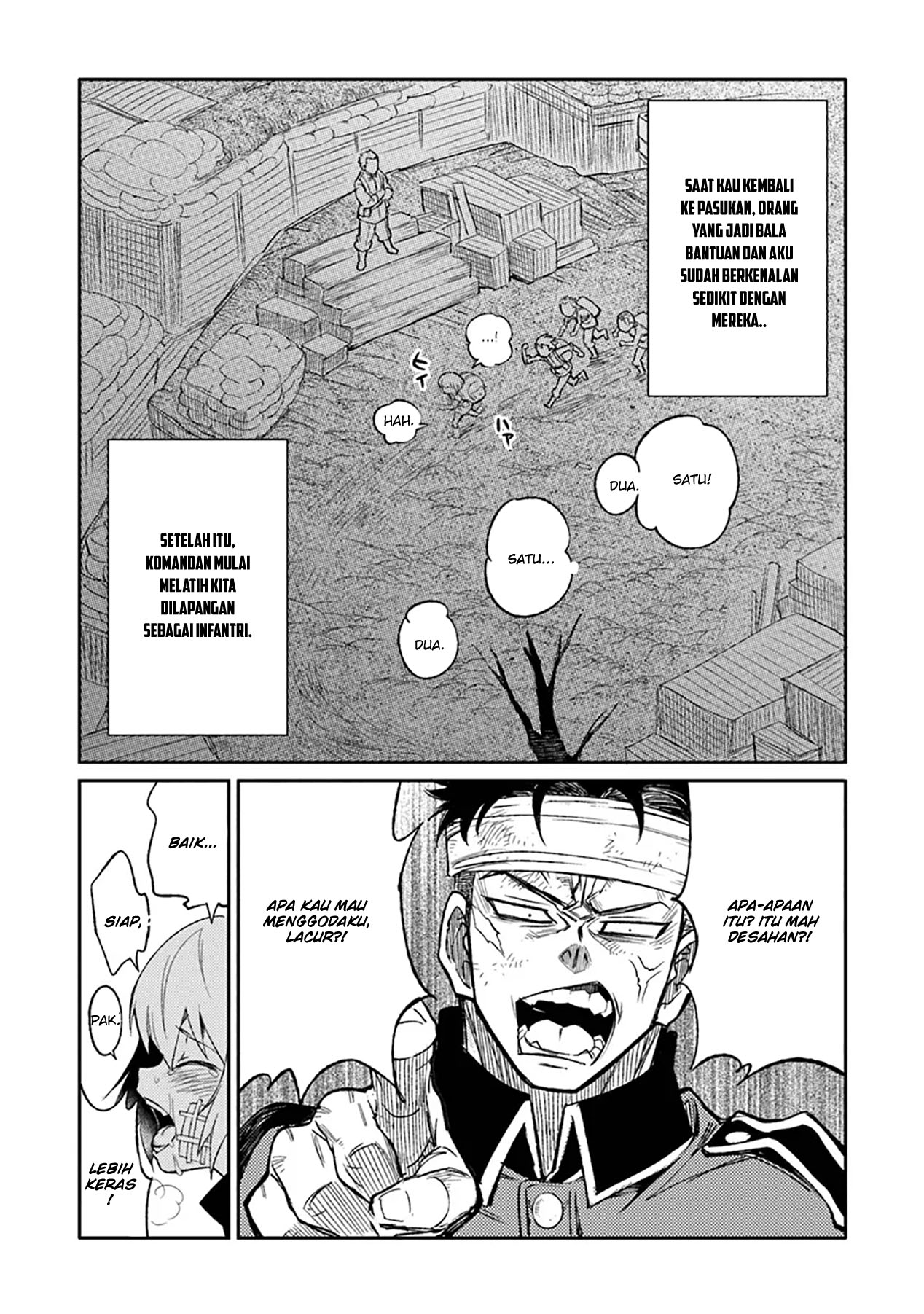 TS Eiseihei-san no Senjou Nikki Chapter 08 Gambar 3