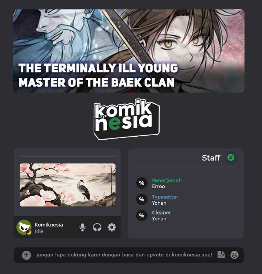 Komik The Terminally Ill Young Master of the Baek Clan Chapter 38 gambar nomor 1