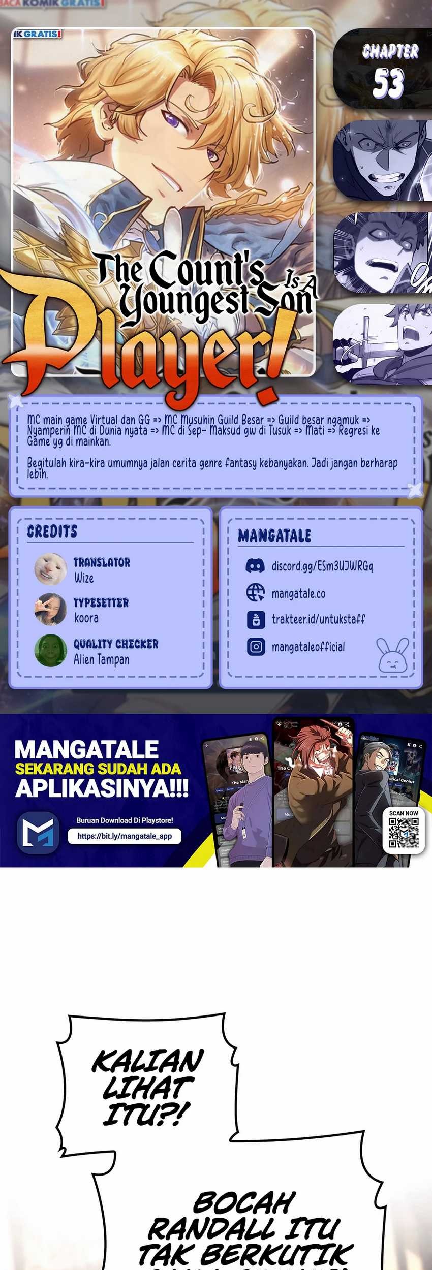 Komik The Count’s Youngest Son Is A Player! Chapter 53 gambar nomor 1