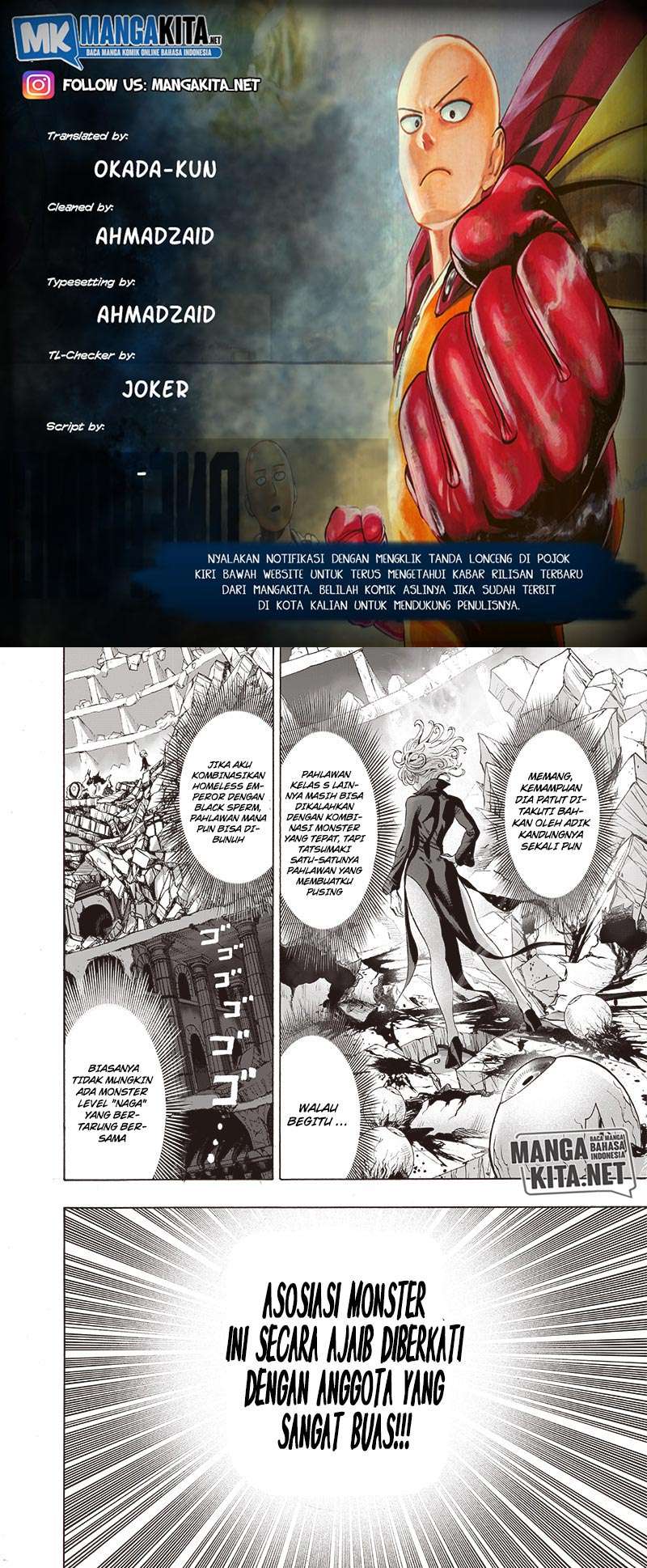 One Punch Man Chapter 170 Gambar 14
