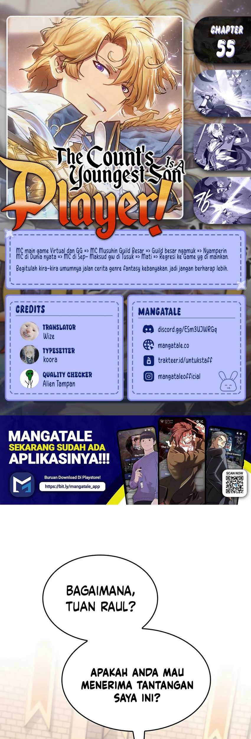 Komik The Count’s Youngest Son Is A Player! Chapter 55 gambar nomor 1