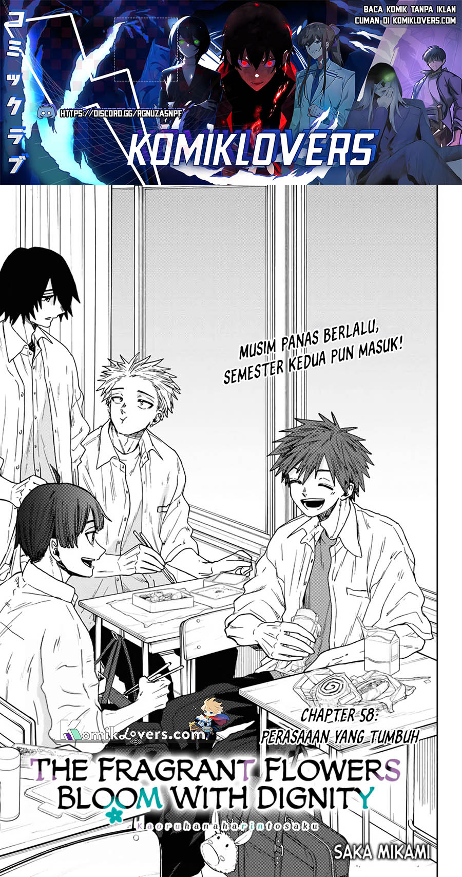 Manga Kaoru Hana wa Rin to Saku Chapter 58 gambar nomor 2