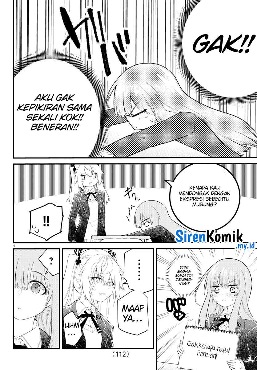 Koe ga dasenai Shoujo wa “Kanojo ga Yasashisugiru” to Omotte iru Chapter 155 Gambar 6