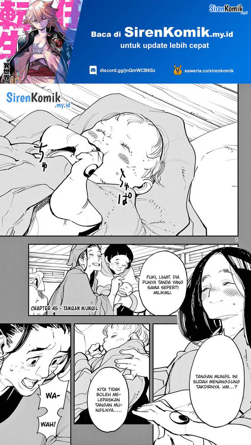 Manga Ninkyou Tensei: Isekai no Yakuzahime Chapter 45 gambar nomor 2