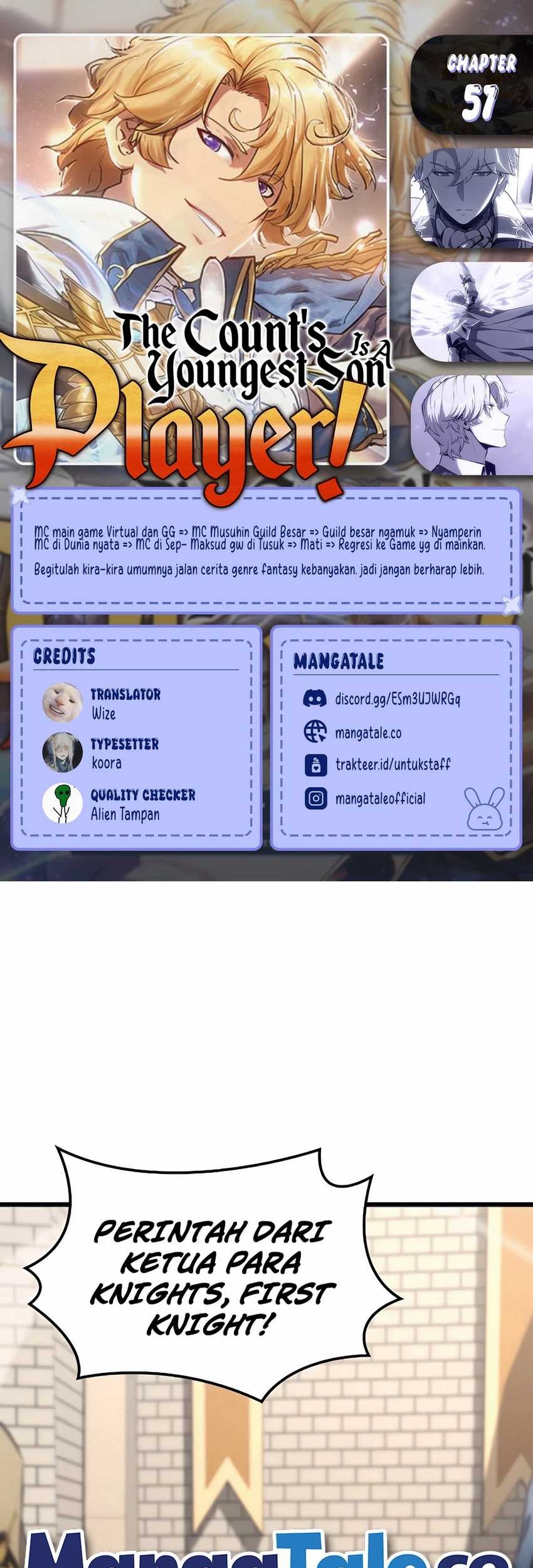 Komik The Count’s Youngest Son Is A Player! Chapter 57 gambar nomor 1