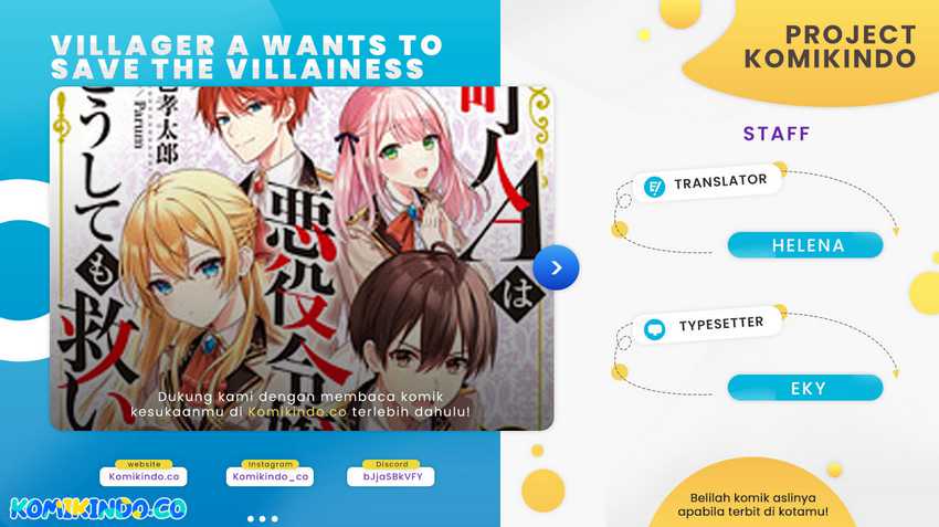 Komik Villager A Wants to Save the Villainess no Matter What! Chapter 27 gambar nomor 1