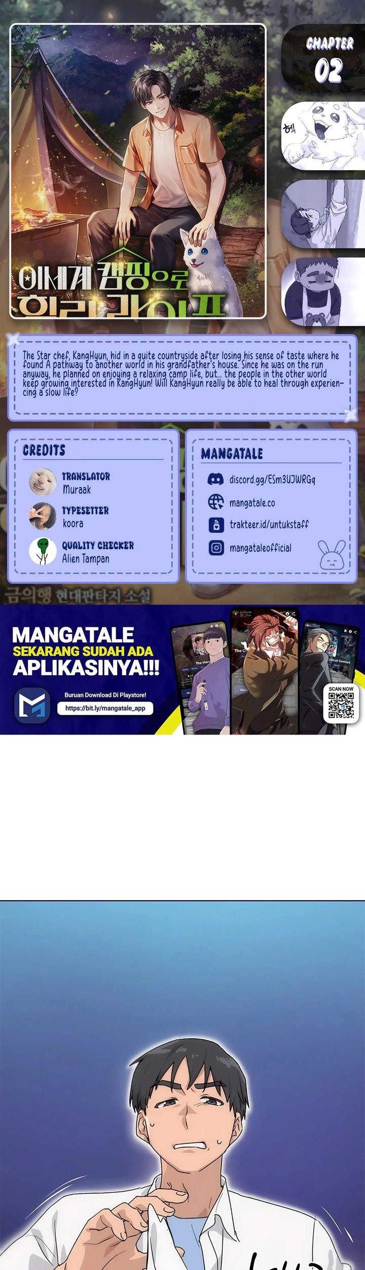 Komik Healing Life Through Camping in Another World Chapter 2 gambar nomor 1