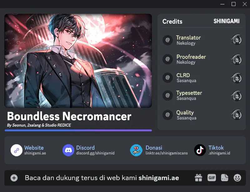 Komik Boundless Necromancer Chapter 83 gambar nomor 1