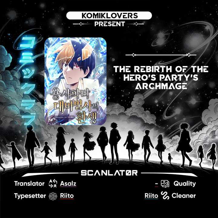 Komik The Rebirth of the Hero’s Party’s Archmage Chapter 01 gambar nomor 1