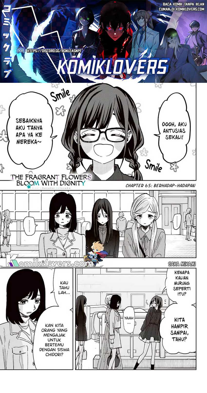 Manga Kaoru Hana wa Rin to Saku Chapter 65 gambar nomor 2