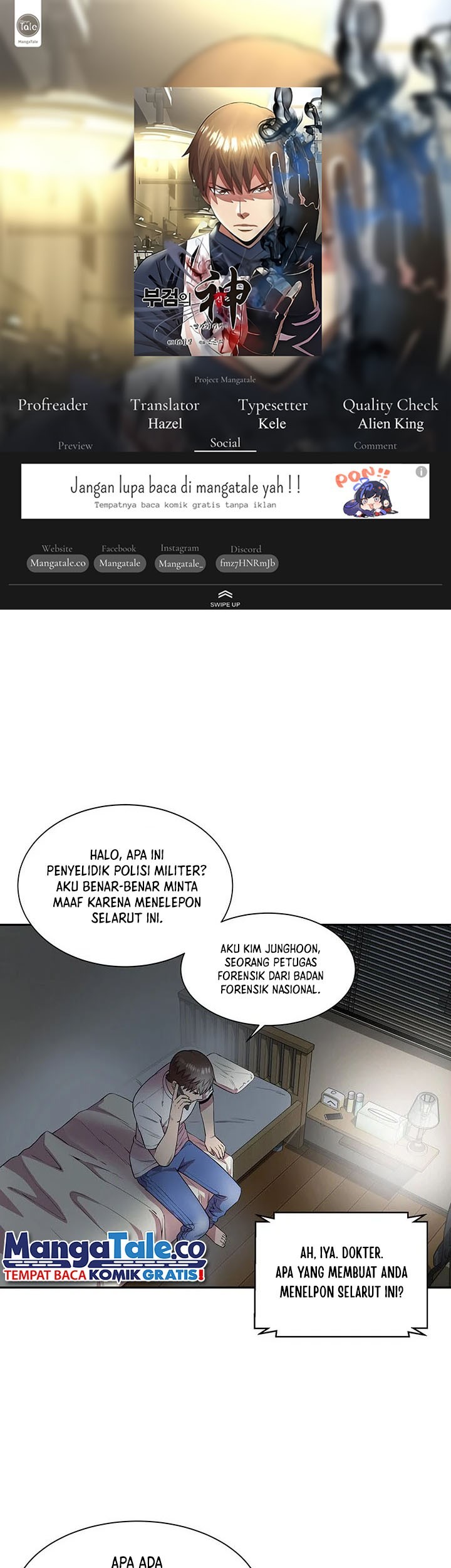 Komik God of Autopsy Chapter 18 gambar nomor 1