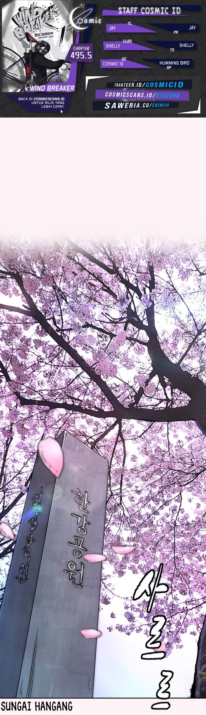 Komik Wind Breaker Chapter 495.5 gambar nomor 1