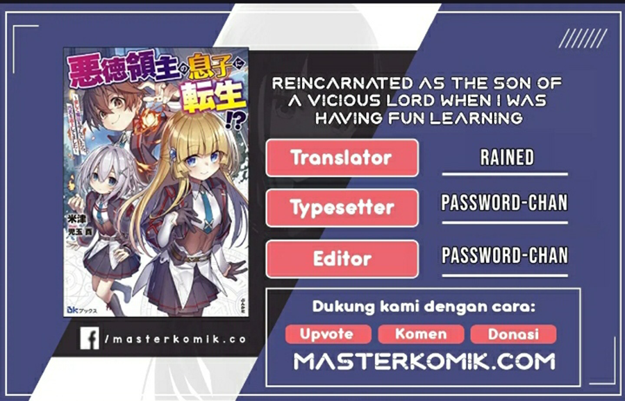 Komik Reincarnated As The Son Of A Vicious Lord! -When I Was Having Fun Chapter 02 gambar nomor 1