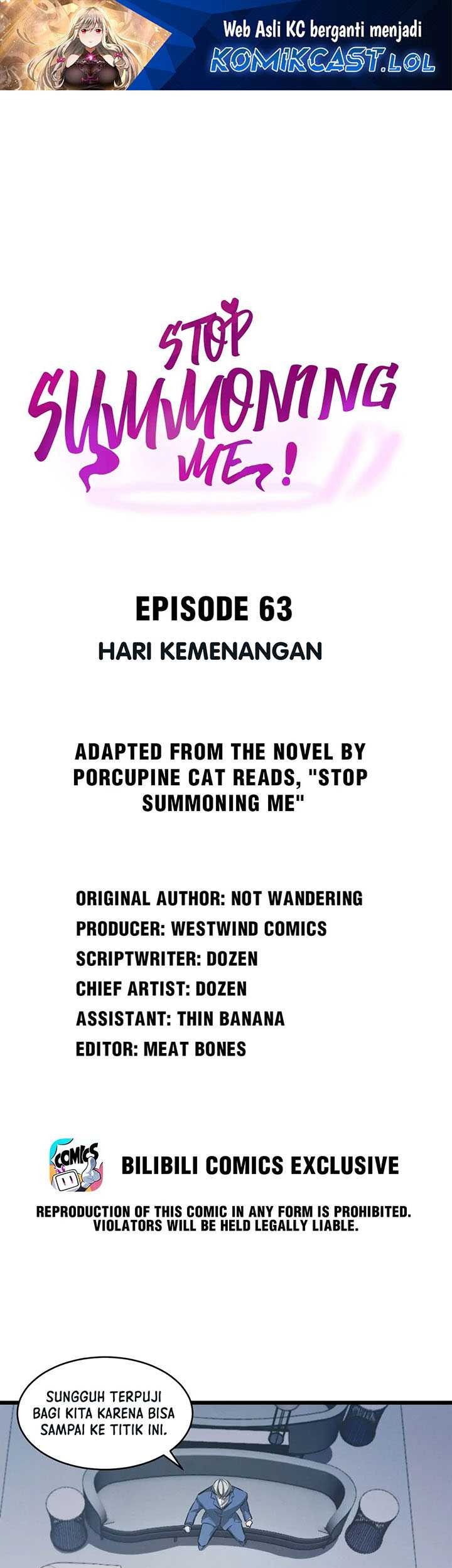 Manhua Please Stop Summoning Me! Chapter 63 gambar nomor 2