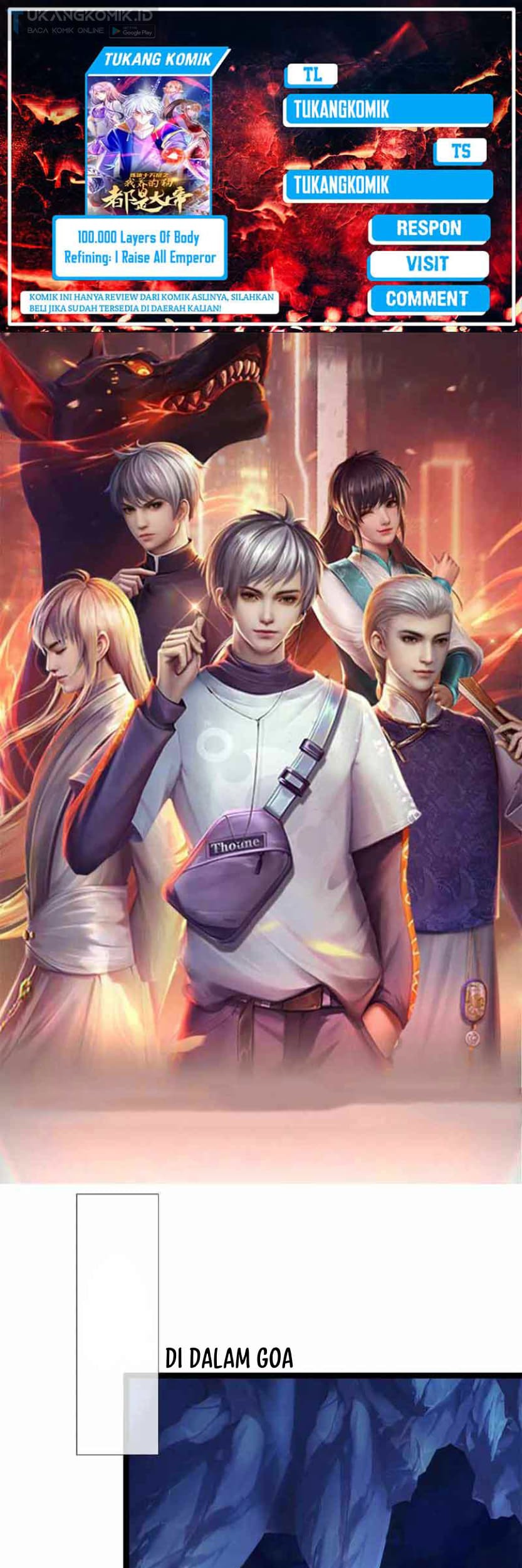 Komik 100.000 Layers Of Body Refining: I Raise All Emperor Chapter 244 gambar nomor 1
