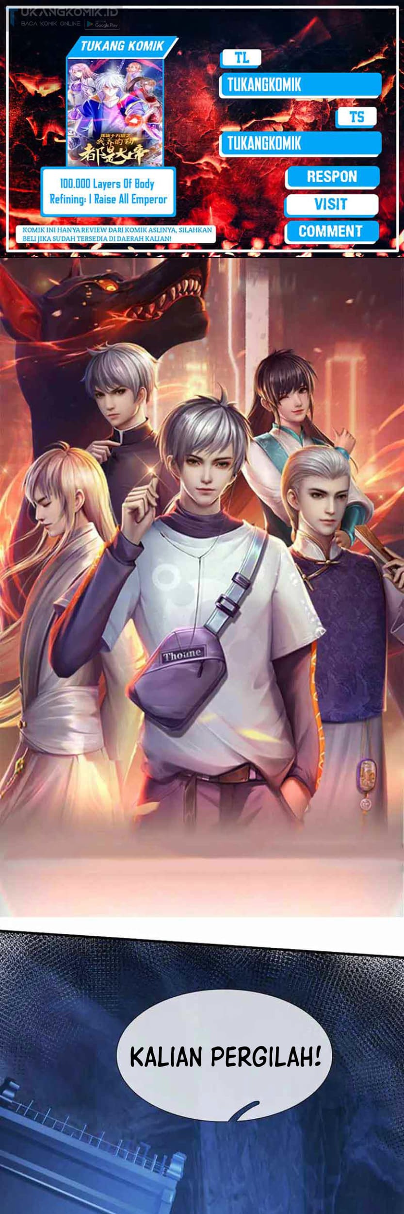 Komik 100.000 Layers Of Body Refining: I Raise All Emperor Chapter 245 gambar nomor 1