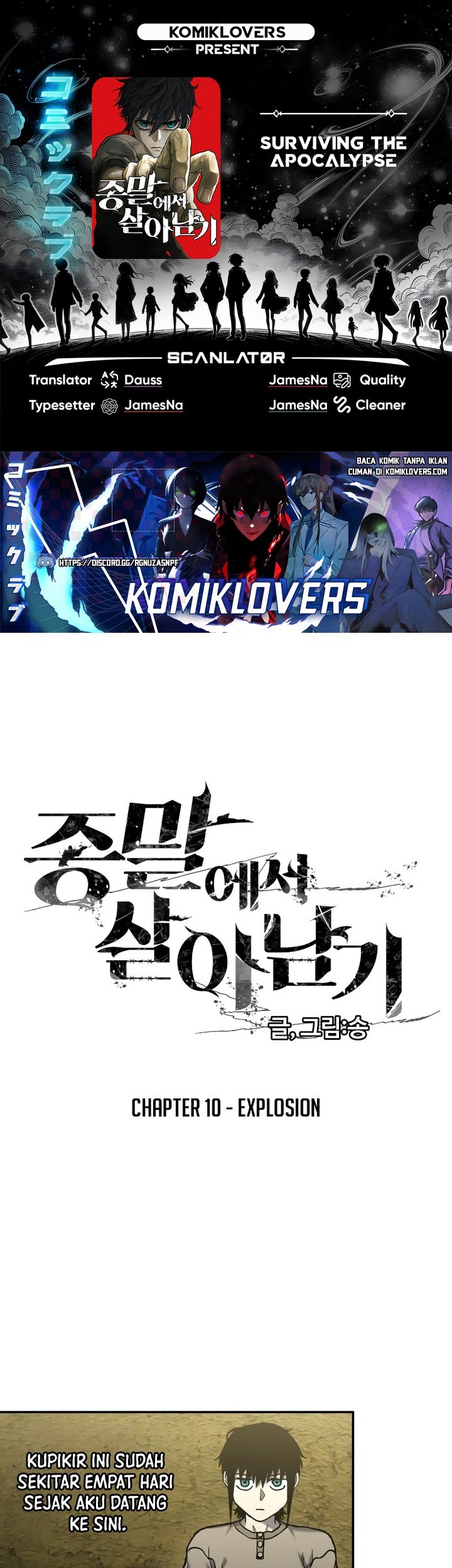 Komik Surviving the Apocalypse Chapter 10 gambar nomor 1