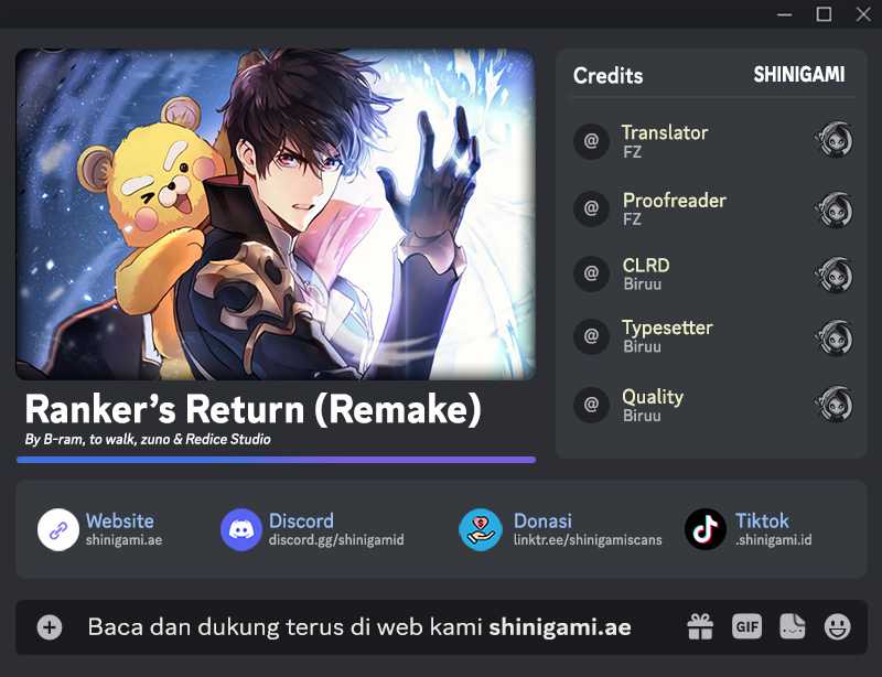 Komik Ranker’s Return (Remake) Chapter 160 gambar nomor 1