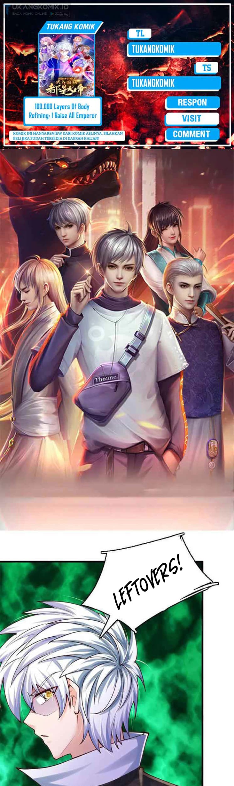 Komik 100.000 Layers Of Body Refining: I Raise All Emperor Chapter 248 gambar nomor 1