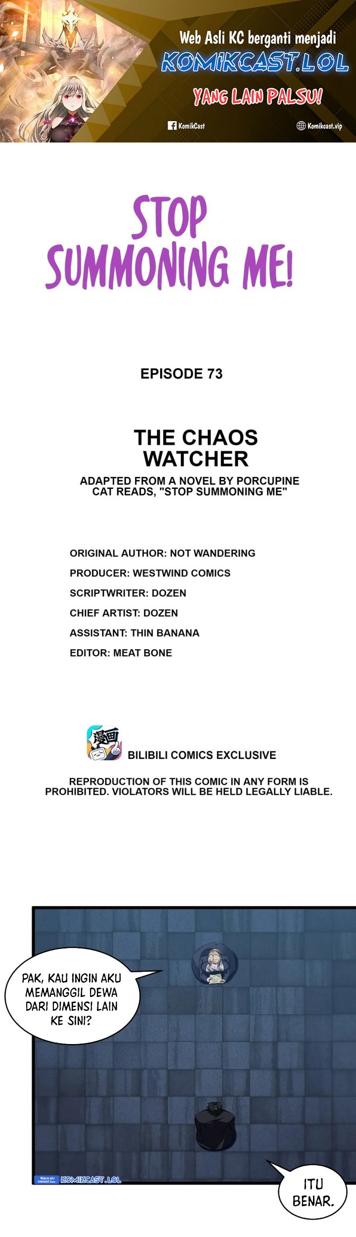 Manhua Please Stop Summoning Me! Chapter 73 gambar nomor 2