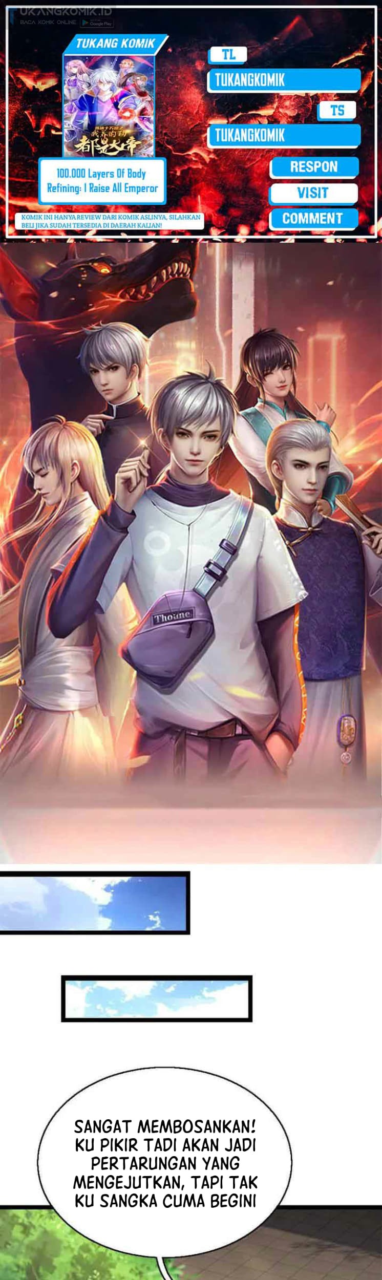 Komik 100.000 Layers Of Body Refining: I Raise All Emperor Chapter 251 gambar nomor 1