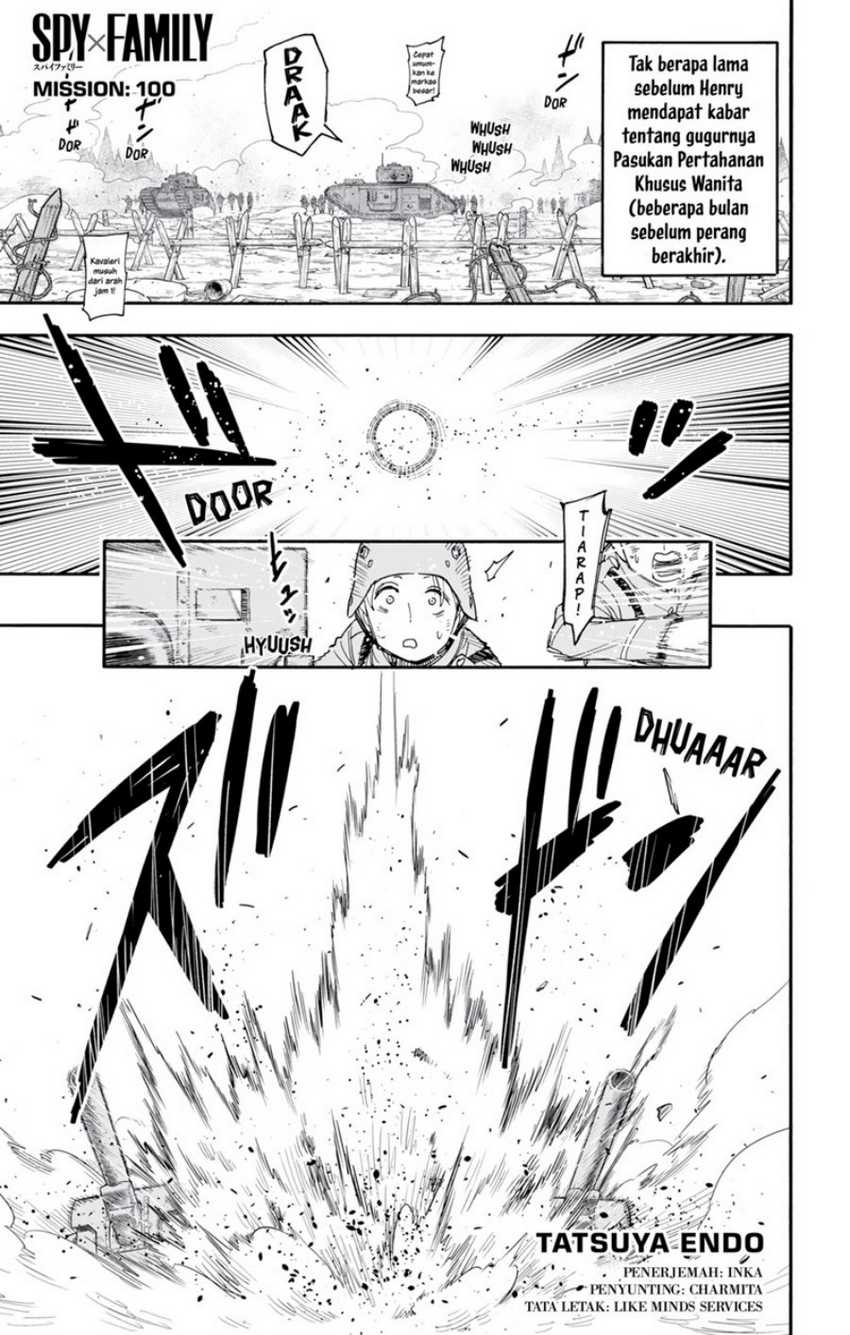 Komik Spy X Family Chapter 100 gambar nomor 1