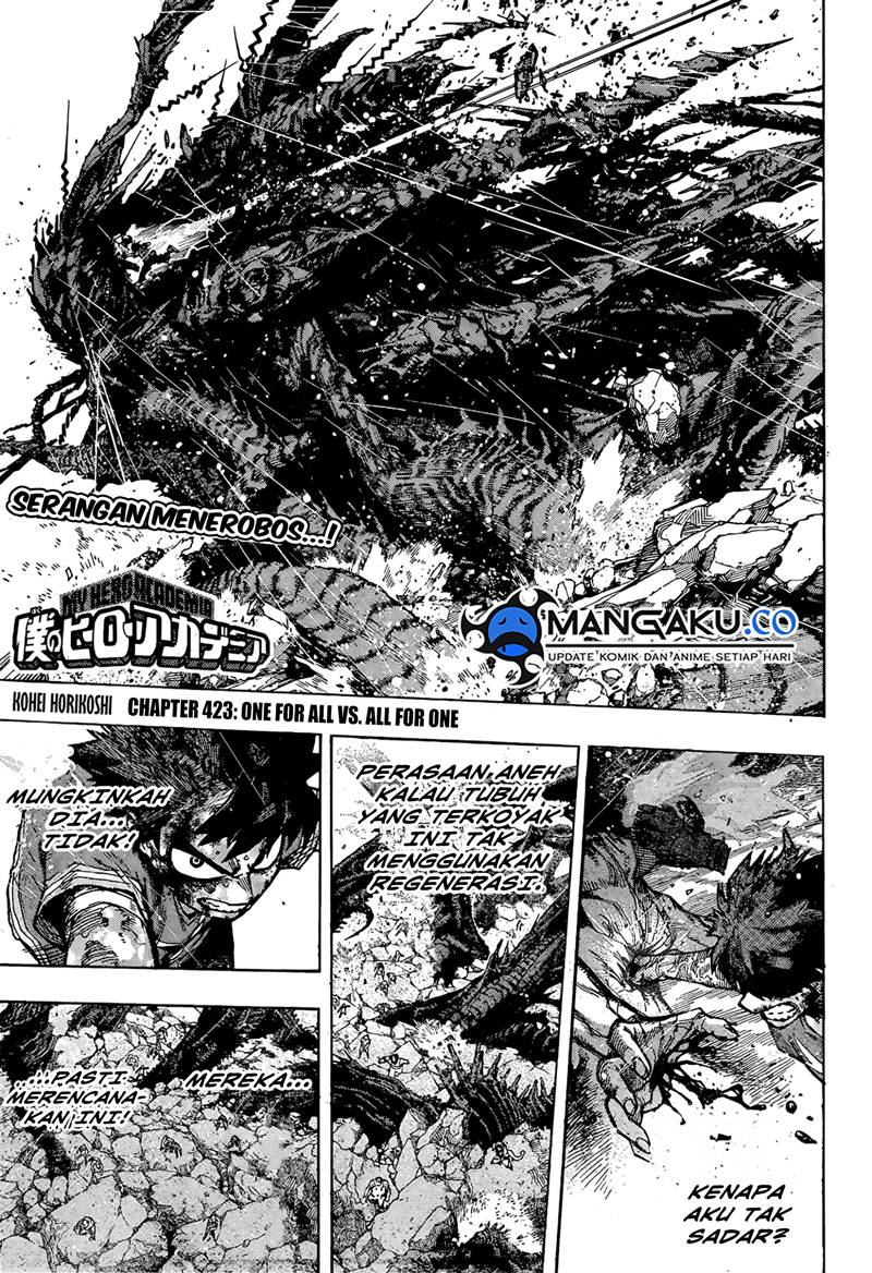 Manga Boku no Hero Academia Chapter 423 gambar nomor 2