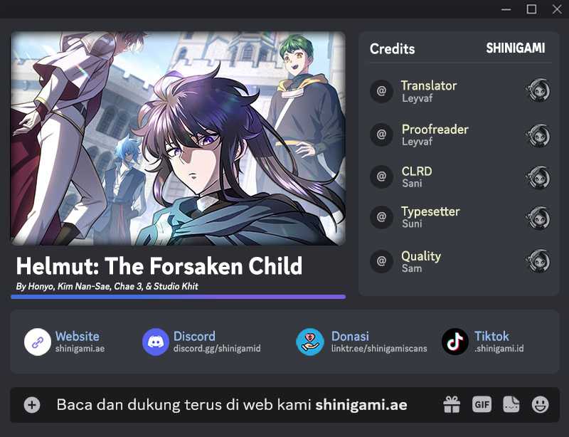 Komik Helmut: The Forsaken Child Chapter 71 gambar nomor 1