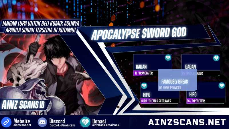 Komik Apocalypse Sword God Chapter 10 gambar nomor 1