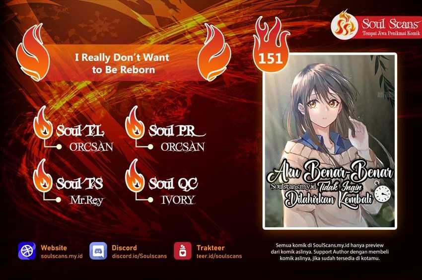 Komik I Really Don’t Want to Be Reborn Chapter 151 gambar nomor 1