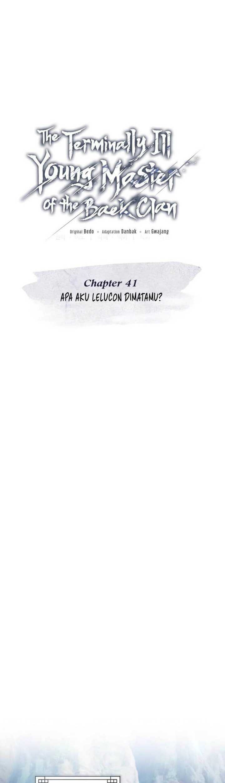 The Terminally Ill Young Master of the Baek Clan Chapter 41 Gambar 35