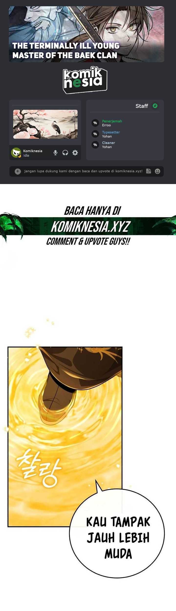 Komik The Terminally Ill Young Master of the Baek Clan Chapter 44 gambar nomor 1