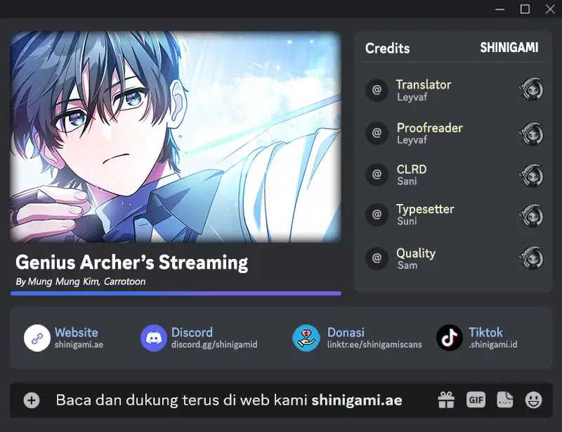 Komik Genius Archer’s Streaming Chapter 28 gambar nomor 1