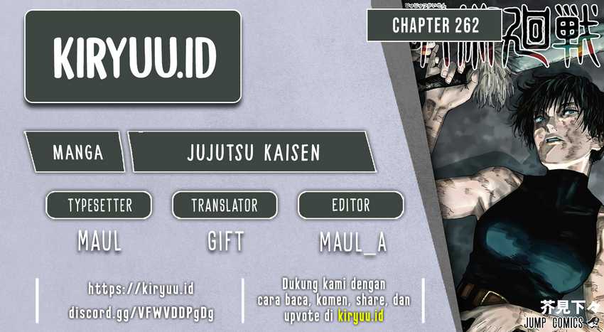Komik Jujutsu Kaisen Chapter 262 gambar nomor 1