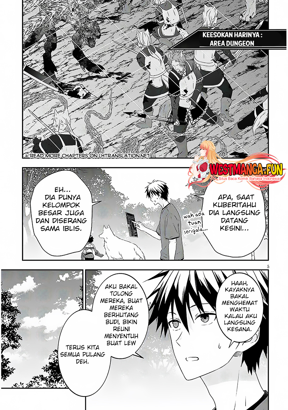 Maou ni Natte node – Dungeon Tsukutte Jingai Musume to Honobono suru Chapter 71.1 Gambar 7