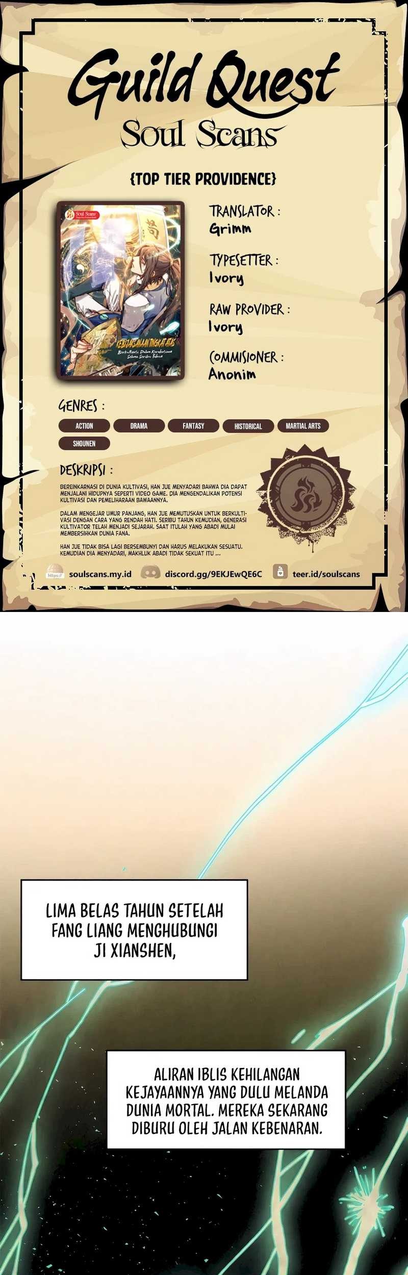 Komik Top Tier Providence: Secretly Cultivate for a Thousand Years Chapter 166 gambar nomor 1