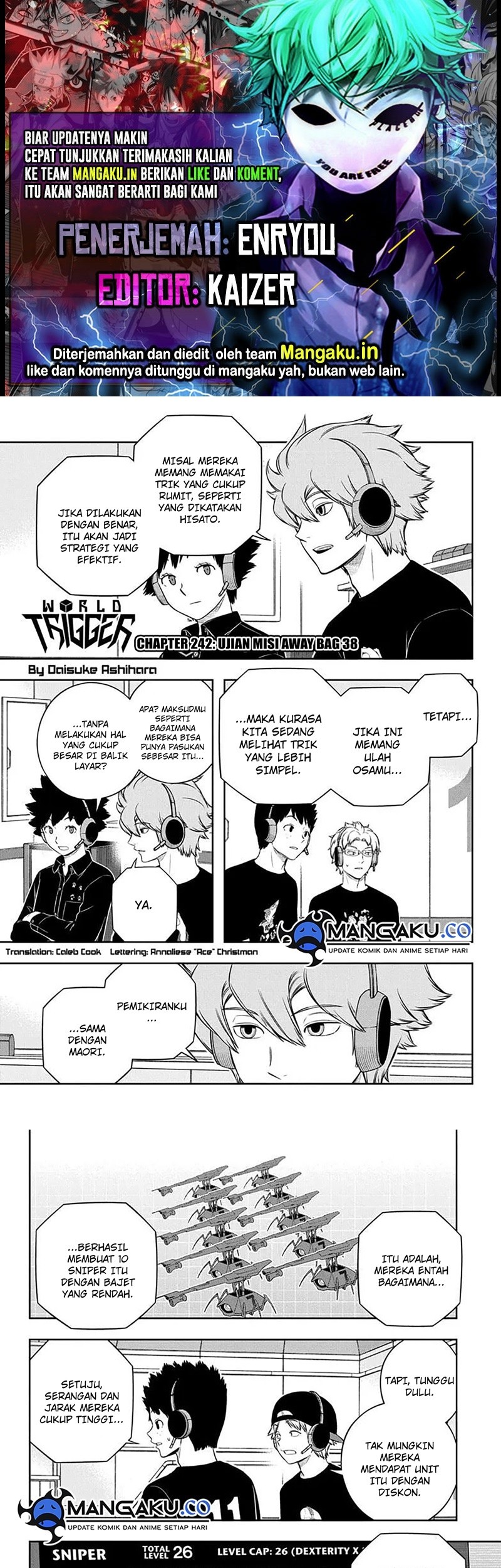 Komik World Trigger Chapter 242 gambar nomor 1