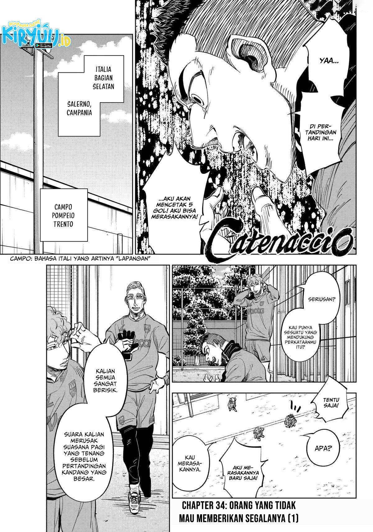 Manga Catenaccio Chapter 34 gambar nomor 2