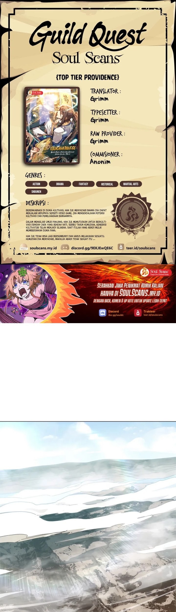 Komik Top Tier Providence: Secretly Cultivate for a Thousand Years Chapter 169 gambar nomor 1