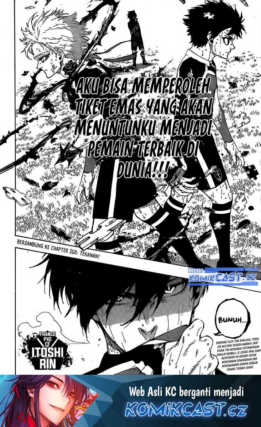 Blue Lock Chapter 267 Gambar 19
