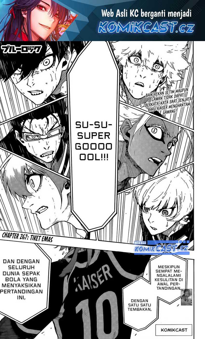 Manga Blue Lock Chapter 267 gambar nomor 2