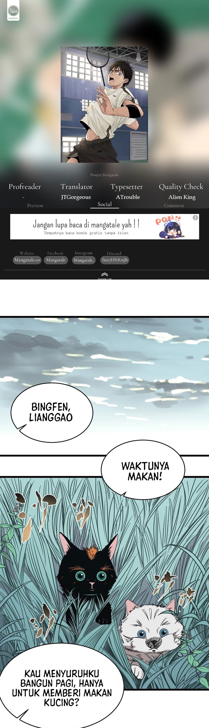 Komik Badminton Ghost Chapter 18 gambar nomor 1