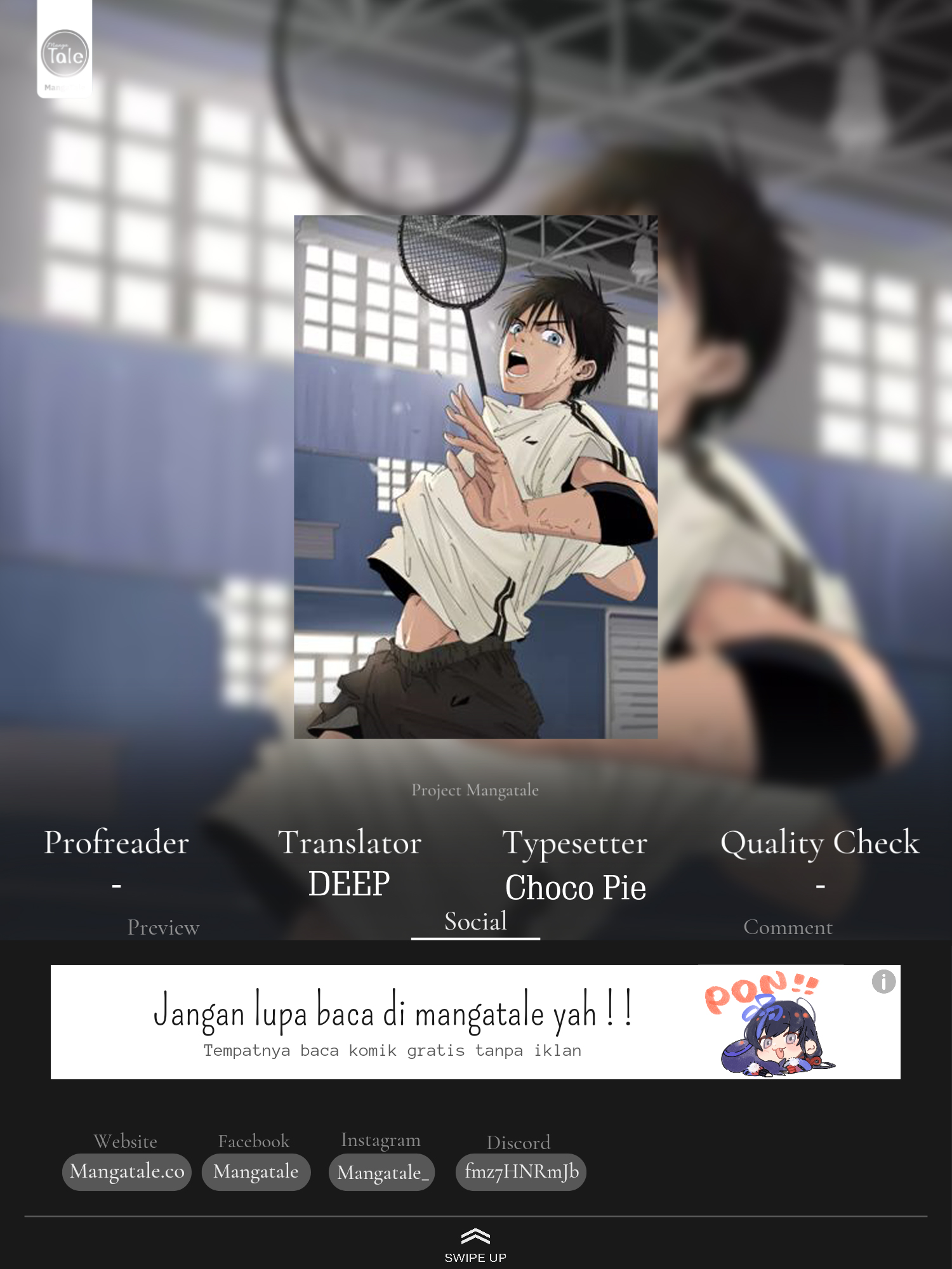 Komik Badminton Ghost Chapter 04 gambar nomor 1