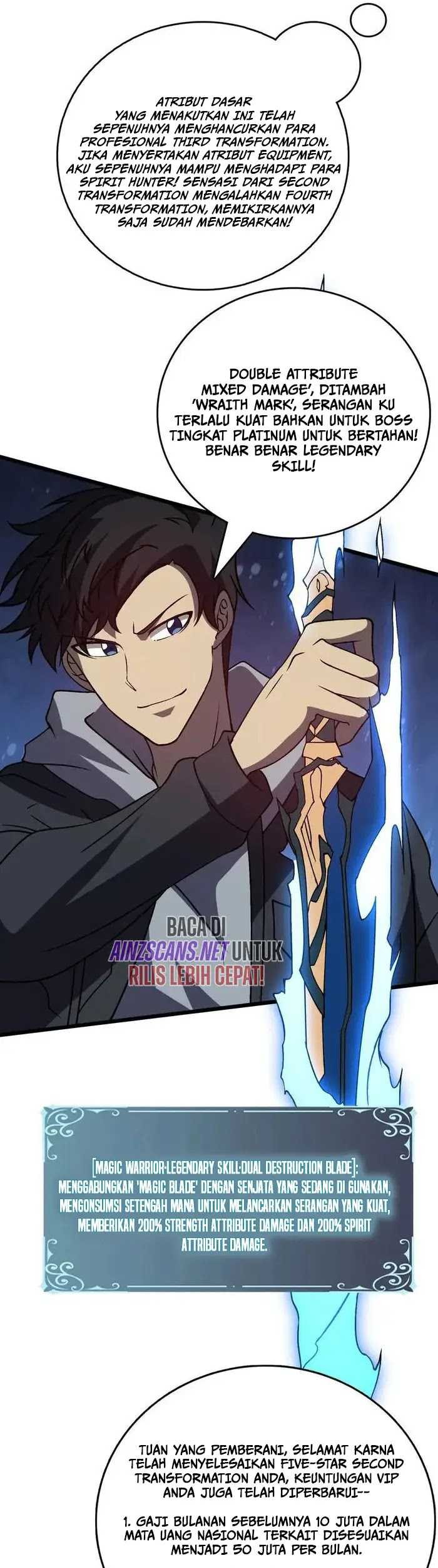 I Become Invincible Black Dragon Boss At The Start Chapter 15 Gambar 32