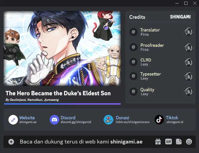 Komik The Hero Became The Duke’s Eldest Son Chapter 14 gambar nomor 1