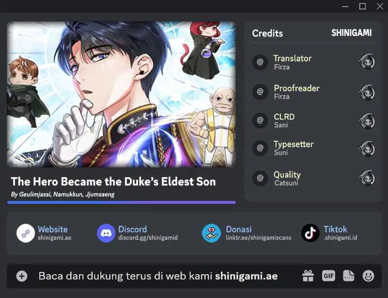 Komik The Hero Became The Duke’s Eldest Son Chapter 16 gambar nomor 1
