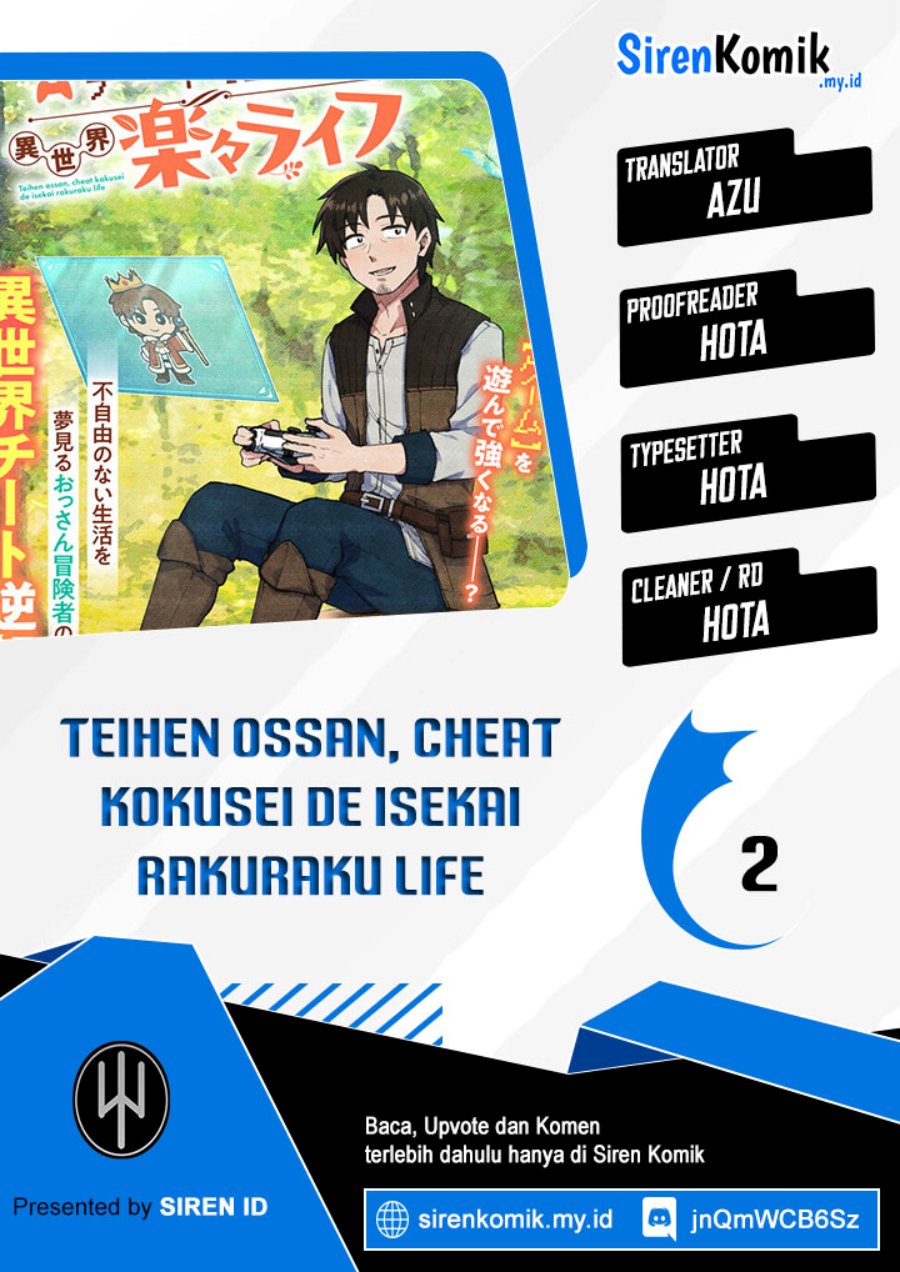 Komik Teihen Ossan, Cheat Kokusei de Isekai Rakuraku Life Chapter 02 gambar nomor 1
