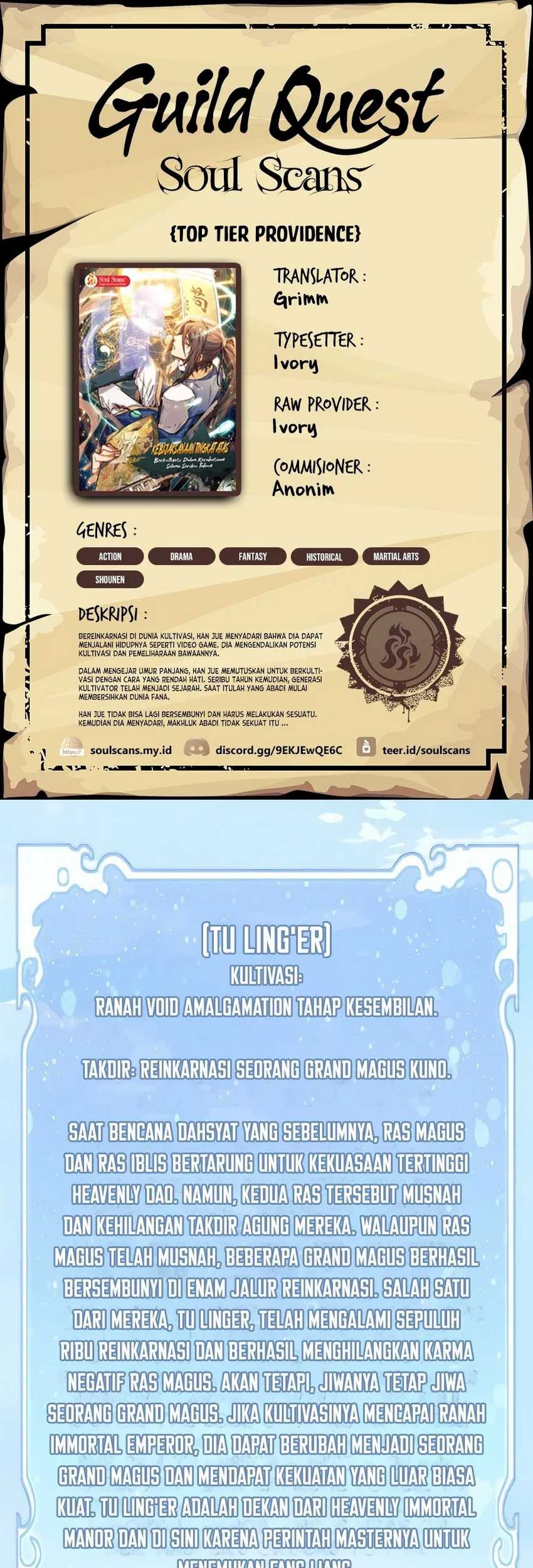 Komik Top Tier Providence: Secretly Cultivate for a Thousand Years Chapter 171 gambar nomor 1