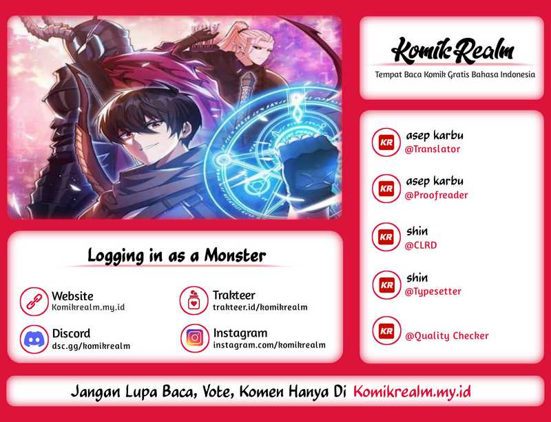 Komik Logging in as a Monster Chapter 34 gambar nomor 1